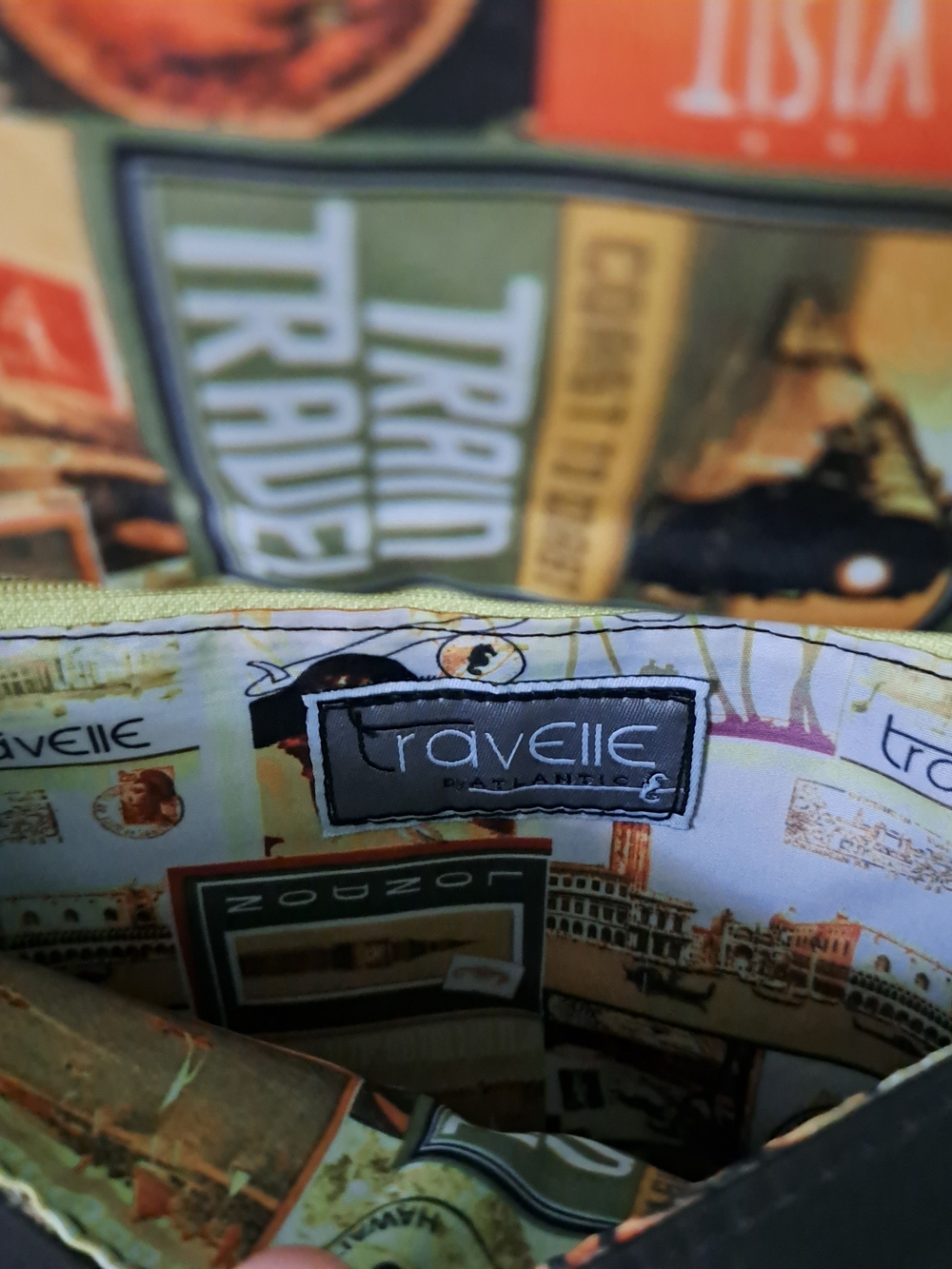 Brown Crossbody Organizer Travel Bag - Picture 7 of 9